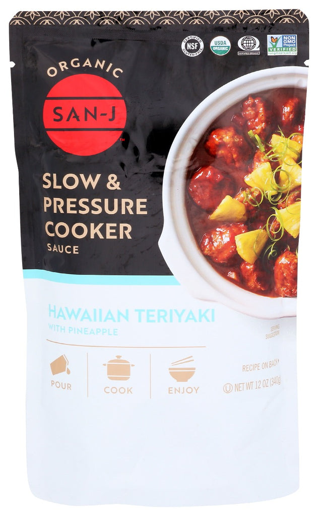 SAN J: Sauce Hawaiian Teriyaki, 12 oz