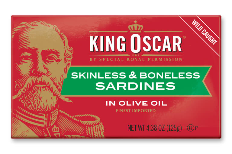 KING OSCAR: Sardines Sknls Bnls Ooil, 4.38 oz