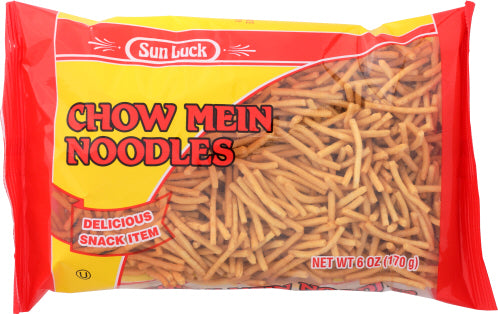 SUN LUCK: Chow Mein Noodle Foil Pack, 6 oz