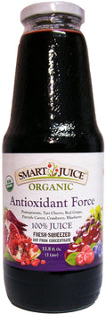 SMART JUICE: Organic Antioxidant Force 100% Juice, 33.8 oz