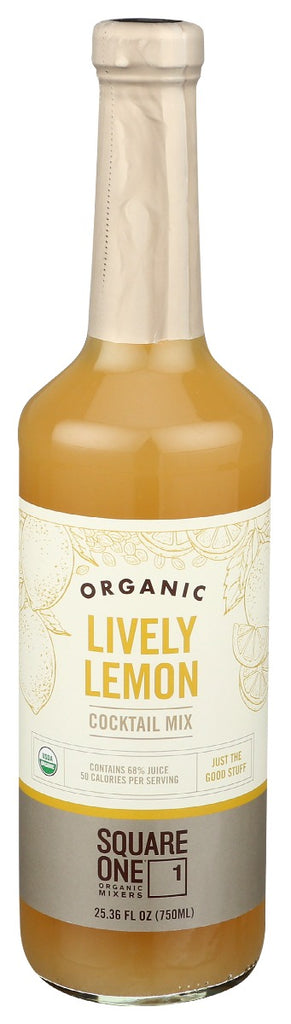 SQUARE ONE ORGANIC SPIRITS: Lively Lemon Mixer, 750 ml