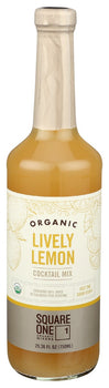 SQUARE ONE ORGANIC SPIRITS: Lively Lemon Mixer, 750 ml