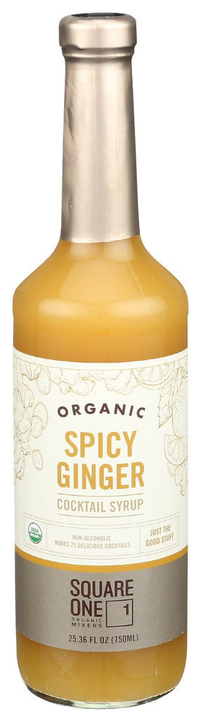 SQUARE ONE ORGANIC SPIRITS: Spicy Ginger Syrup, 750 ml