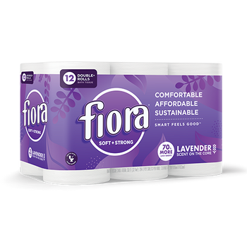 FIORA: Tissue Bath Lavender 12Pk, 12 pk