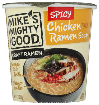 MIKES MIGHTY GOOD: Soup Chkn Ramen Spicy, 1.7 oz