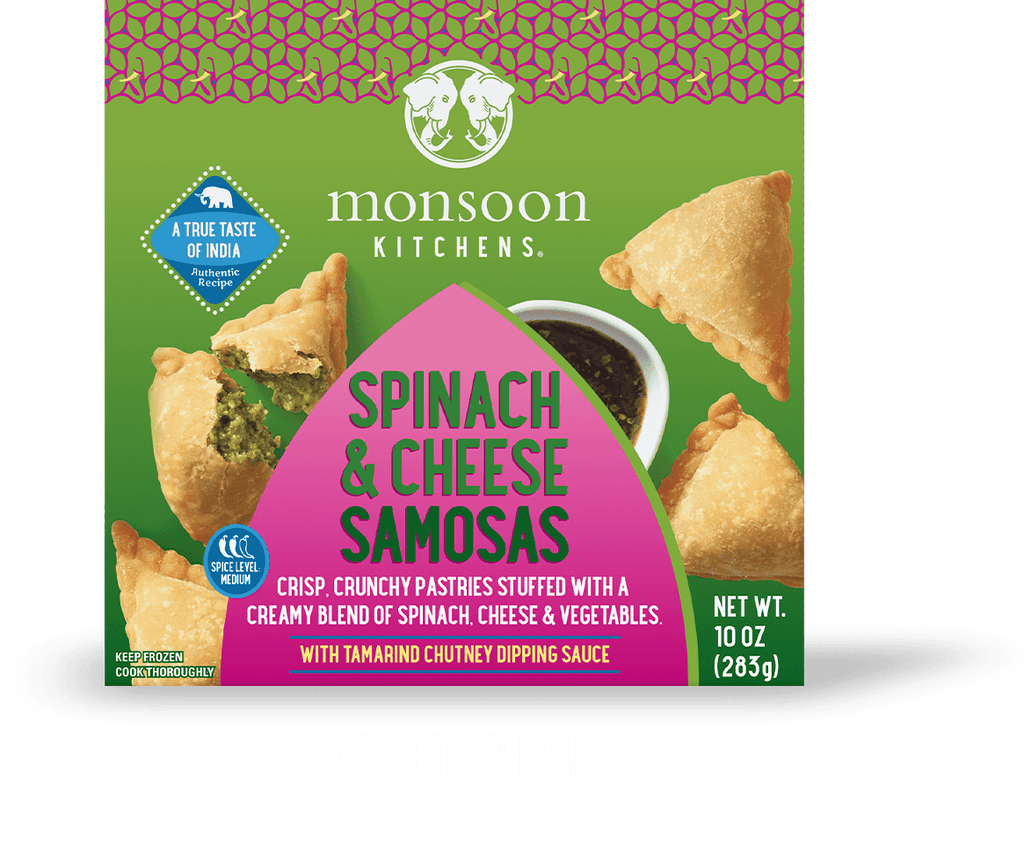 MONSOON KITCHENS INC: Samosa Frz Spinach Cheese, 10 oz