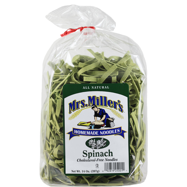 MRS MILLERS: Pasta Spinach, 14 oz