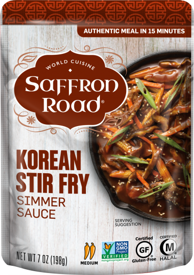 SAFFRON ROAD: Korean Stir Fry Simmer Sauces, 7 oz