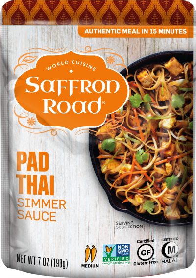 SAFFRON ROAD: Pad Thai Simmer Sauce, 7 oz