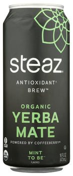 STEAZ: Yerba Mate Mint To Be, 16 fo