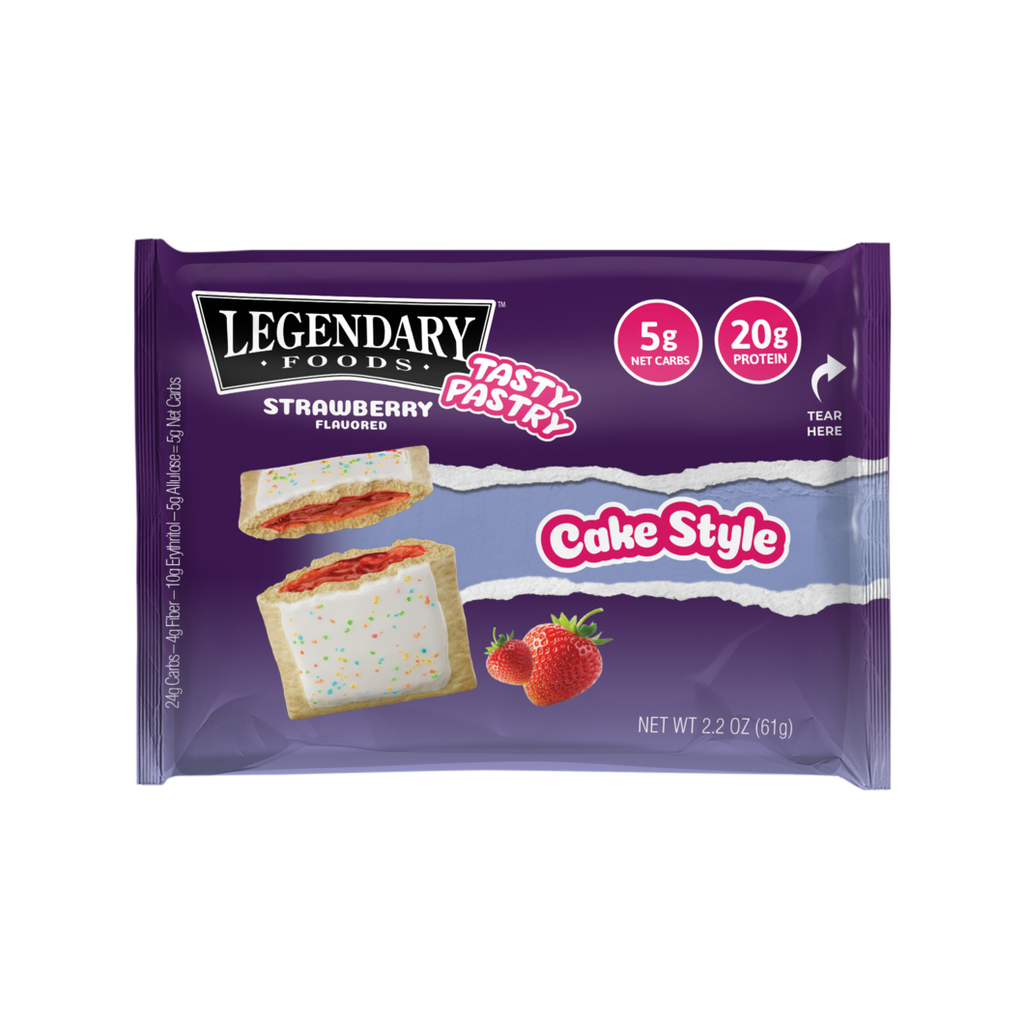 LEGENDARY FOODS: Pastry Strawberry, 2.2 oz