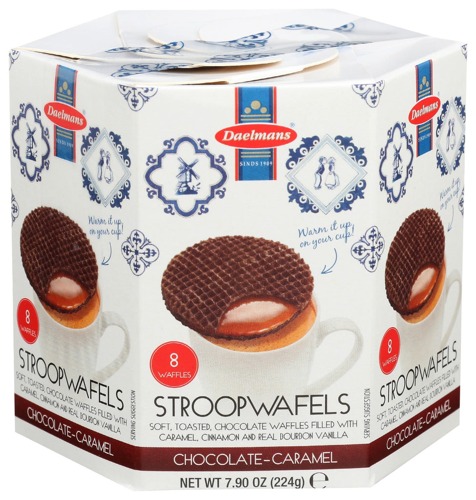 DAELMANS: Stroopwafels Choc Crml Hx, 7.9 oz