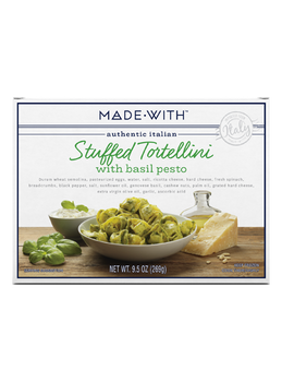 MADE WITH: Stuffed Tortellini with Basil Pesto, 9.5 oz