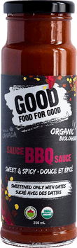 GOOD FOOD FOR GOOD: Sweet And Spicy BBQ Sauce, 9.5 oz