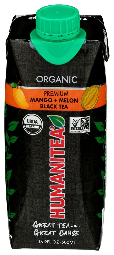 HUMANITEA: Mango Plus Melon Black Tea, 16.9 fo