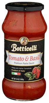 BOTTICELLI FOODS LLC: Tomato and Basil Sauce, 24 oz