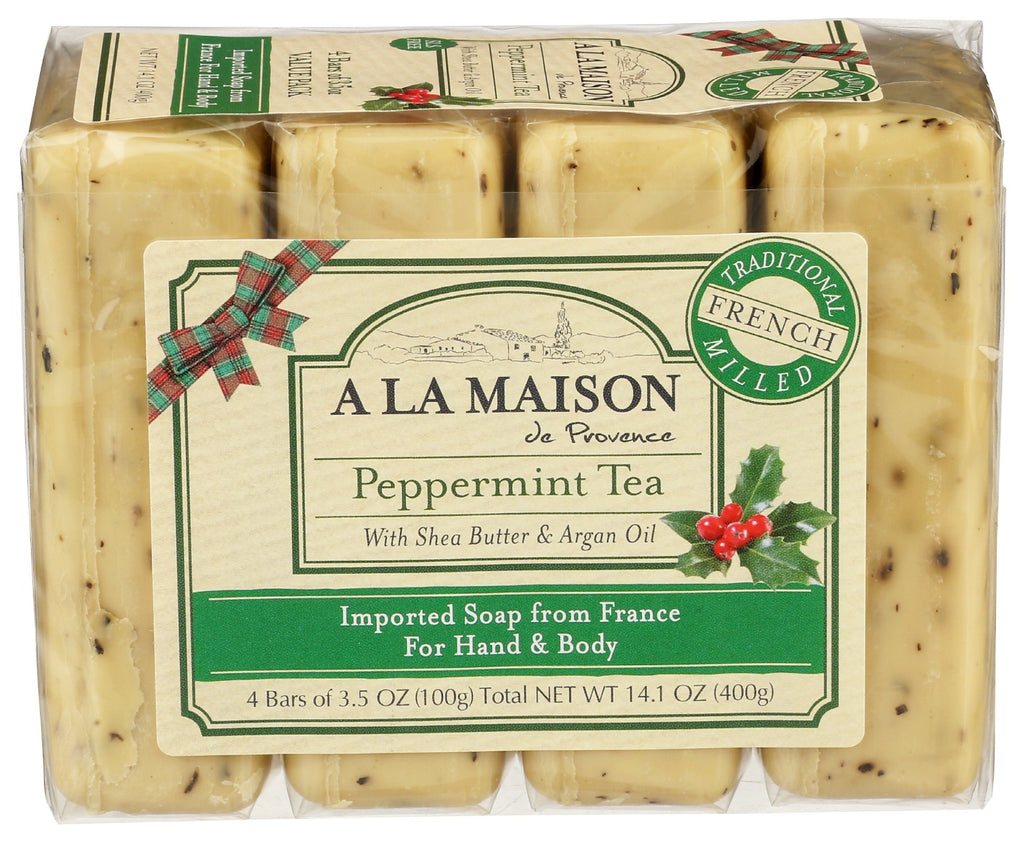 A LA MAISON: Peppermint Tea, 4 pk