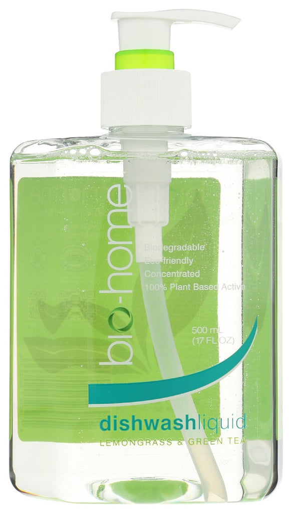 BIO-HOME: Dishwashing Liquid Lemongrass and Green Tea, 16.91 fo