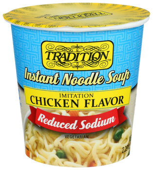 TRADITION: Chicken Instant Noodle Soup Reduced Sodium, 2.29 oz