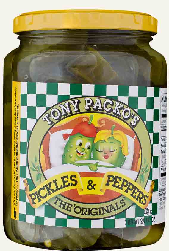 TONY PACKOS: Original Pickle Pepper, 24 oz