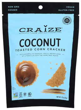 CRAIZE: Coconut Toasted Corn Cracker, 1.75 oz