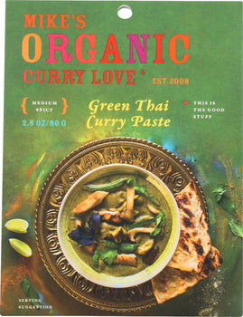 CURRY LOVE: Green Thai Curry Paste, 2.8 oz