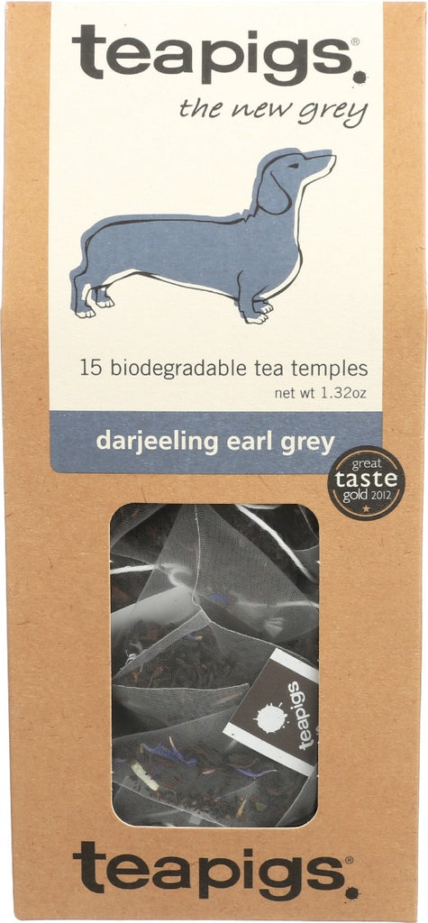 TEAPIGS: Darjeeling Earl Grey, 15 ea