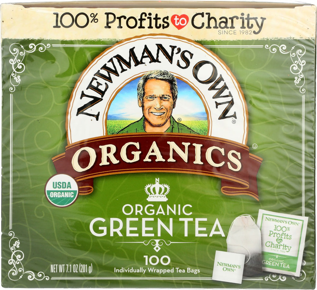 NEWMANS OWN ORGANICS: Organic Green Tea, 100 bg