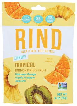 RIND: Tropical Skin On Dried Fruit, 3 oz