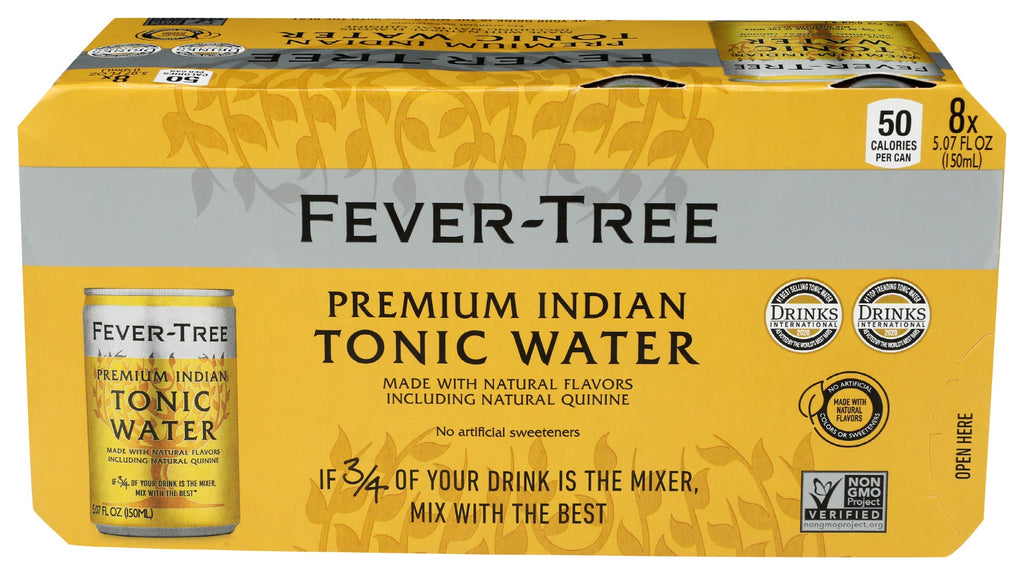 FEVER TREE: Premium Indian Tonic Water, 40.56 fo