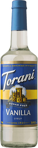 TORANI: Vanilla Syrup Sugar Free, 25.4 fo