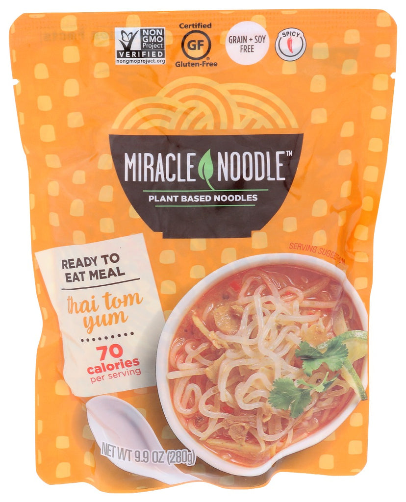 MIRACLE NOODLE: Ready To Eat Thai Tom Yum Noodle Soup, 280 gm