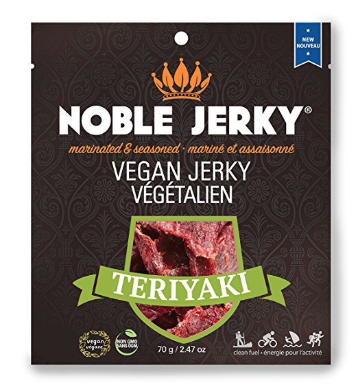 NOBLE JERKY: Vegan Jerky Teriyaki, 2.47 oz