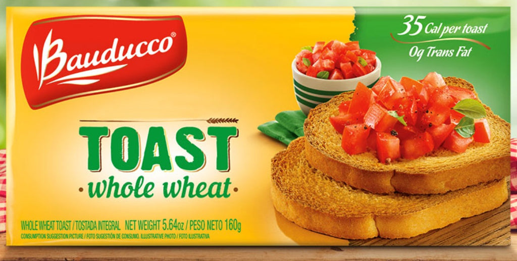 BAUDUCCO: Whole Wheat Toast, 5.64 oz