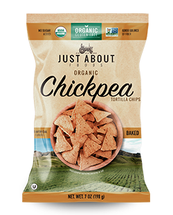 JUST ABOUT FOODS: Chip Tortilla Chkp Bkd, 7 oz