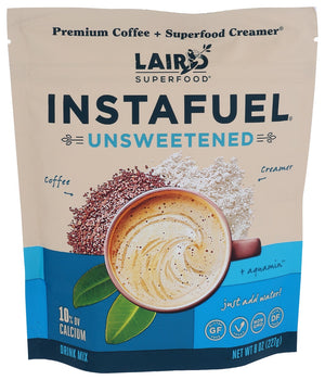 LAIRD SUPERFOOD: Unsweetened Instafuel, 8 oz