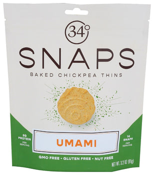 34 DEGREES: Umami Snaps, 3.2 oz
