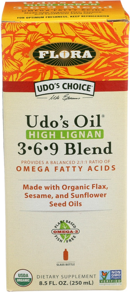 FLORA HEALTH: Udos Oil 3 6 9 Blend, 8.5 fo