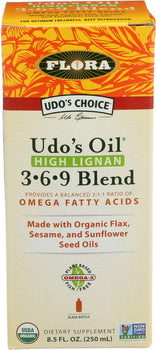FLORA HEALTH: Udos Oil 3 6 9 Blend, 8.5 fo