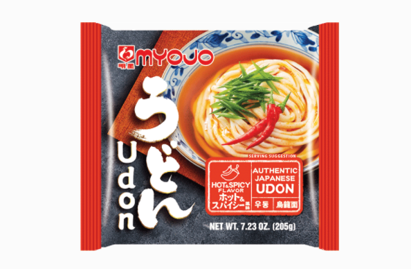 MYOJO: Hot and Spicy Flavor Udon, 7.23 oz