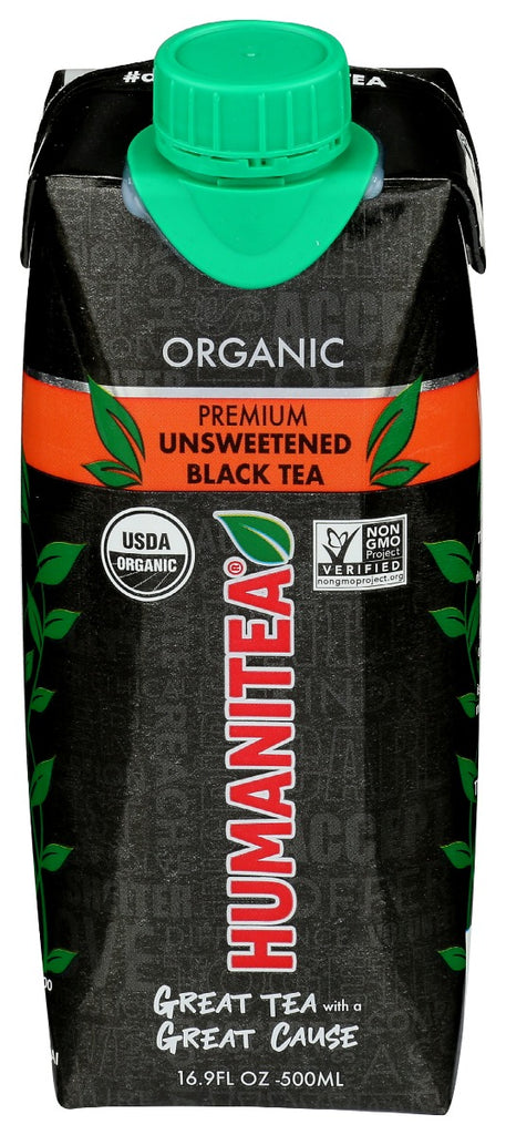 HUMANITEA: Unsweetened Black Tea, 16.9 fo