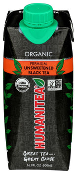 HUMANITEA: Unsweetened Black Tea, 16.9 fo