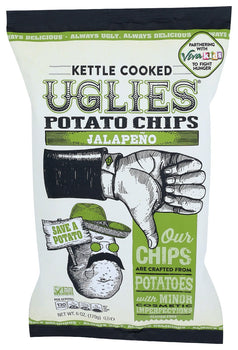 UGLIES: Jalapeno Potato Chips, 6 oz