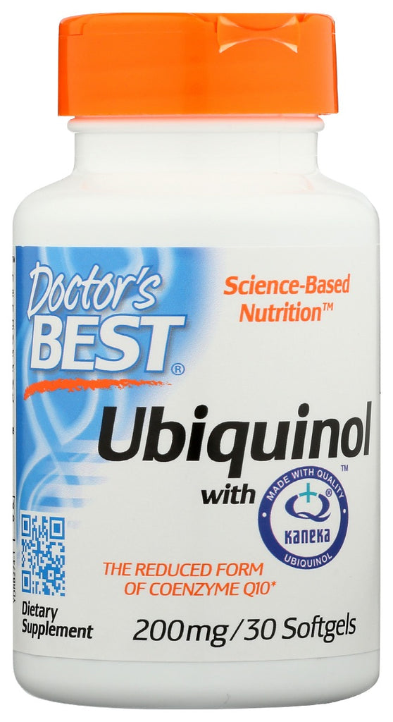 DOCTORS BEST: Ubiquinol With Kaneka 200Mg, 30 sg