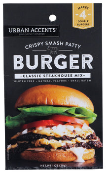 URBAN ACCENTS: Steakhouse Style Crispy Smash Burger, 1 oz