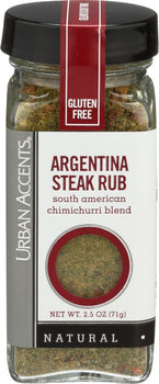 URBAN ACCENTS: Argentina Steak Rub Seasoning, 2.5 oz