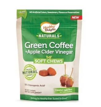 HEALTHY DELIGHTS: Green Coffee Plus Apple Cider Vinegar Chews, 30 ea