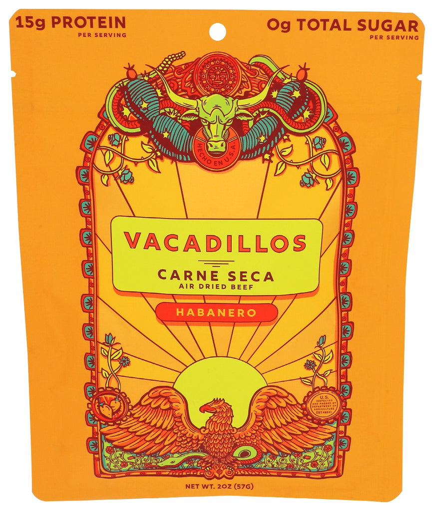 VACADILLOS: Carne Seca Habanero, 2 oz