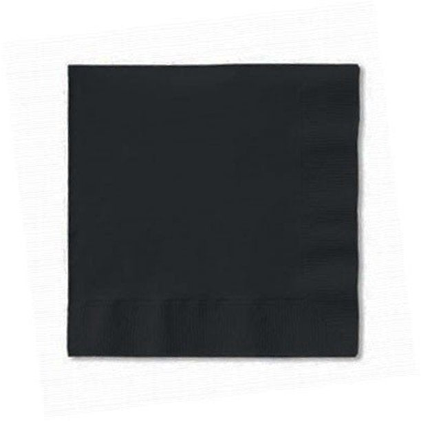 CREATIVE CONVERTING: Black Velvet Beverage Napkin, 50 ea