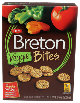 DARE: Breton Veggie Bites Crackers, 8 oz